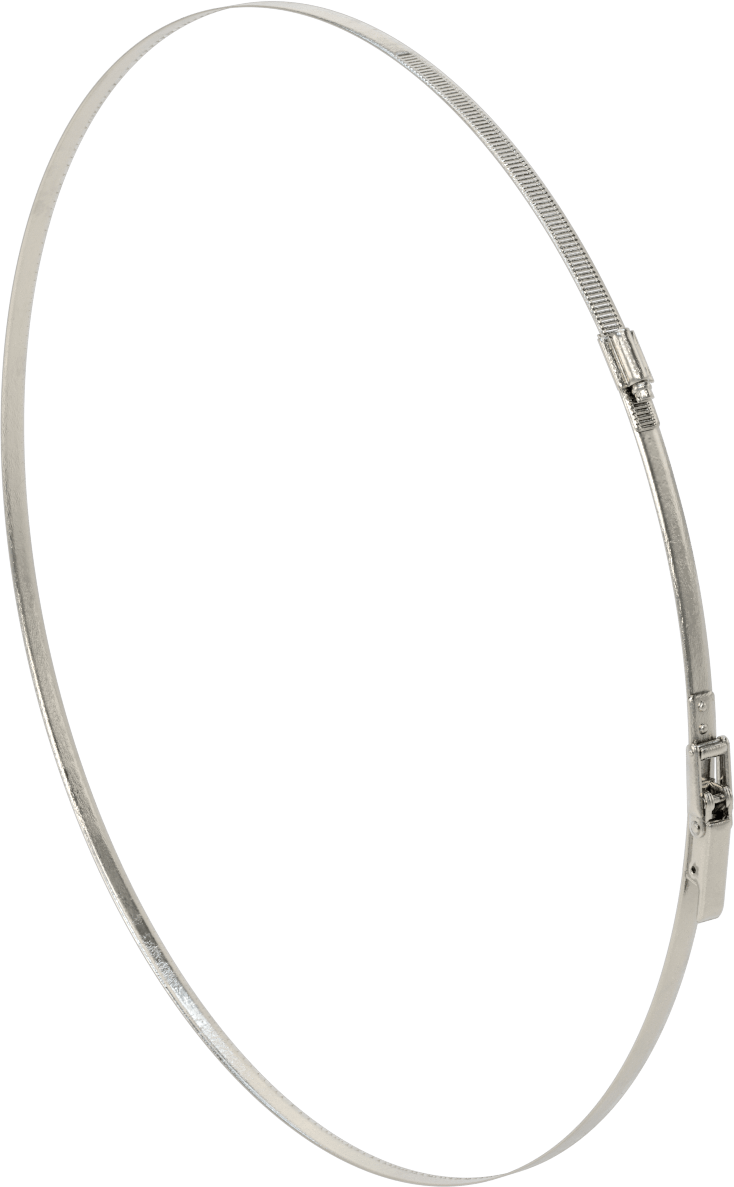 Yük Dereceli Hızlı Açılır Kanal Hortum Kelepçesi, 304 Paslanmaz Çelik, 450 lb. Çalışma Yükü Sınırı, 25-9/16“ ila 27-5/8” Kelepçe İç Çap Aralığı