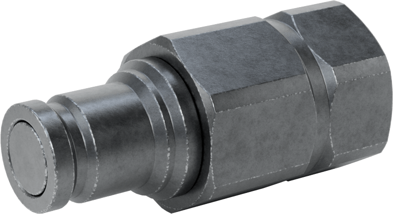 Uluslararası Standart ISO Minimum Sızıntı Hortum Bağlantısı, Düz Adaptör, 3/8 Kaplin Boyutu, Plug, 1/2 NPTF Dişi