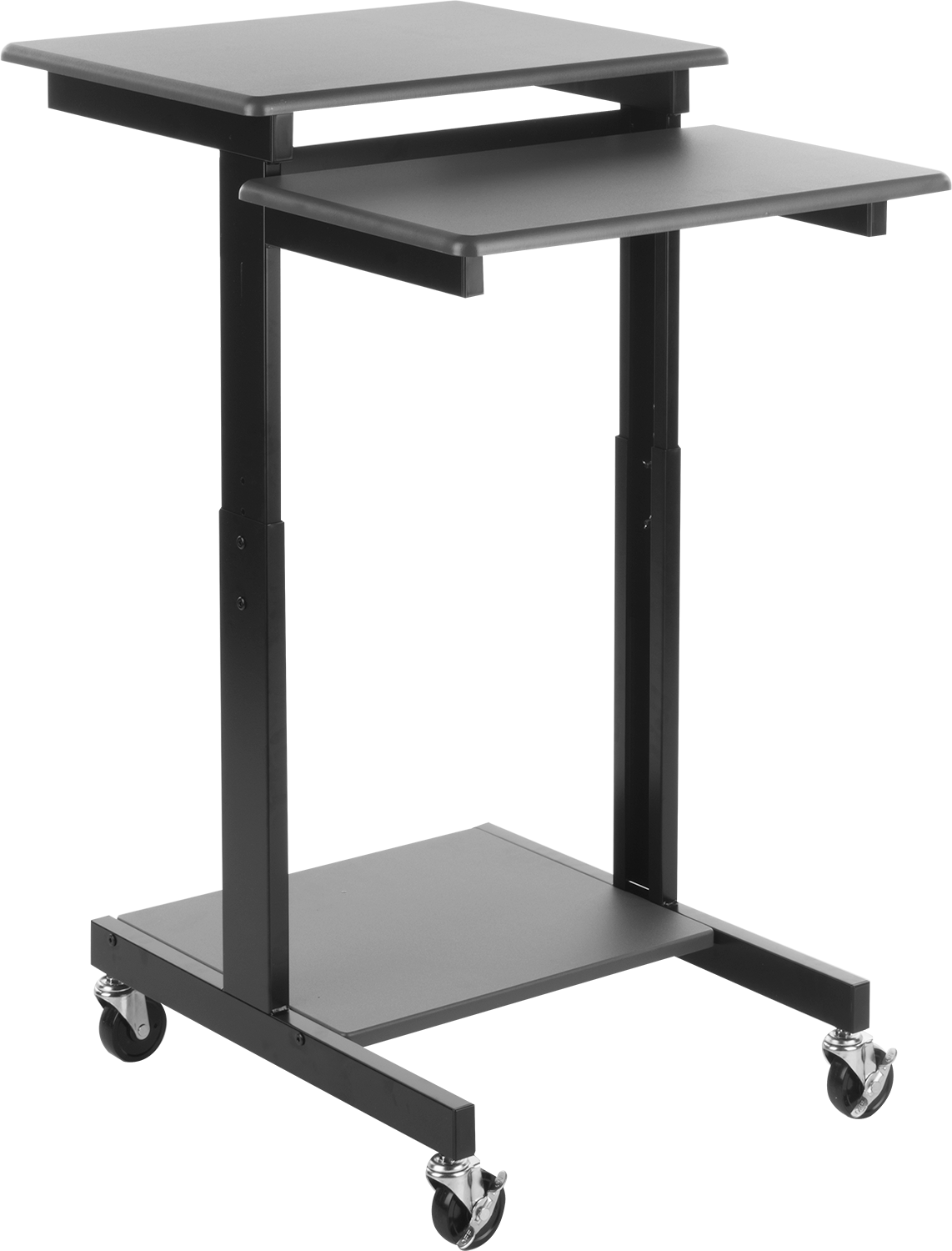 With Telescoping Stand and Casters