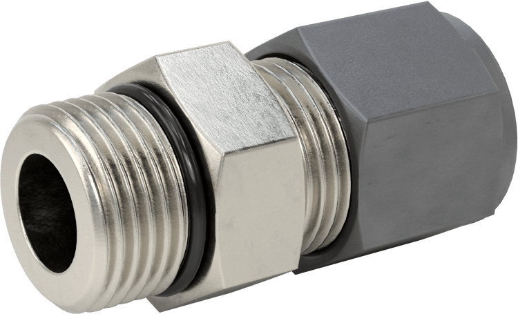 Paslanmaz Çelik Boru için Sıkıştırma Bağlantı Elemanı, 5/8“ Dış Çaplı Boru x 7/8”-14 UN/UNF Erkek Boru Adaptörü