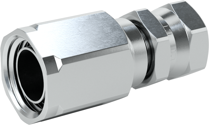 Çinko Kaplı Çelik Vidalı Hidrolik Hortum Bağlantı Elemanı, Parker 30, 1" Hortum İç Çapı, 1-5/16"-12 Dişi, 37 Derece Genişletme