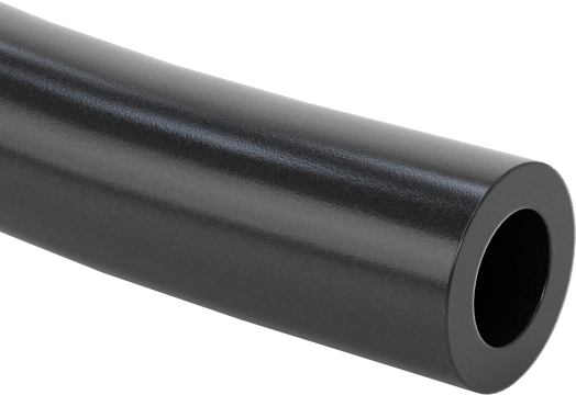 Hava ve Su için UV Dayanıklı Yumuşak PVC Plastik Boru, Opak Siyah, 3/16" ID, 5/16" OD
