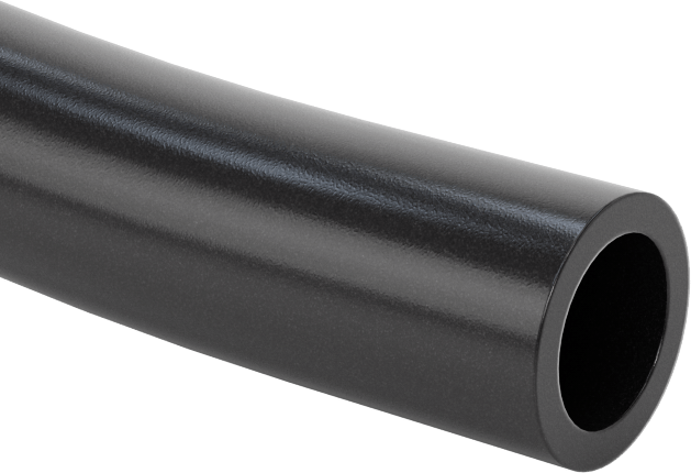 Hava ve Su için UV Dayanıklı Yumuşak PVC Plastik Boru, Opak Siyah, 5/8" ID, 7/8" OD