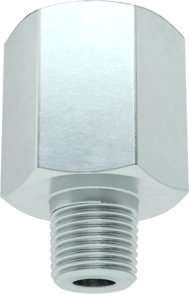 Hassas Aşırı Basınçlı Çelik Boru Bağlantı Parçası, Redüksiyon Adaptörü, 1/4 NPT Dişi x 1/8 NPT Erkek