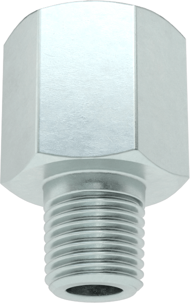 Hassas Aşırı Basınçlı Çelik Boru Bağlantı Parçası, Redüksiyon Adaptörü, 3/8 NPT Dişi x 1/4 NPT Erkek