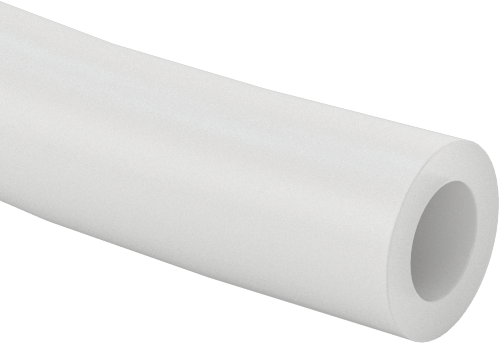 Aşırı Sıcaklık PTFE Yarı Şeffaf Boru, Kimyasallar için, 3 mm ID, 5 mm OD