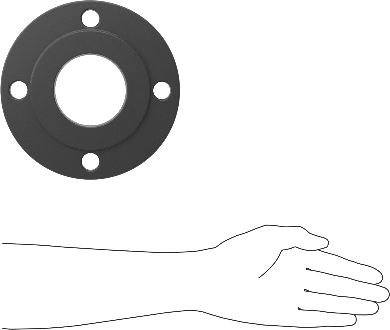 Düşük Basınçlı Çelik Dişsiz Boru Flanşı, Düşük Sıcaklıklar için, Alın Kaynağı Flanşı, 3 Boru Boyutu