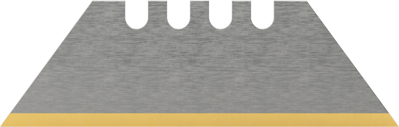 Yüksek Hızlı Çelik Maket Bıçağı Bıçakları, 2-3/8“ Uzunluk x 3/4” Genişlik, Titanyum Nitrür Kaplı