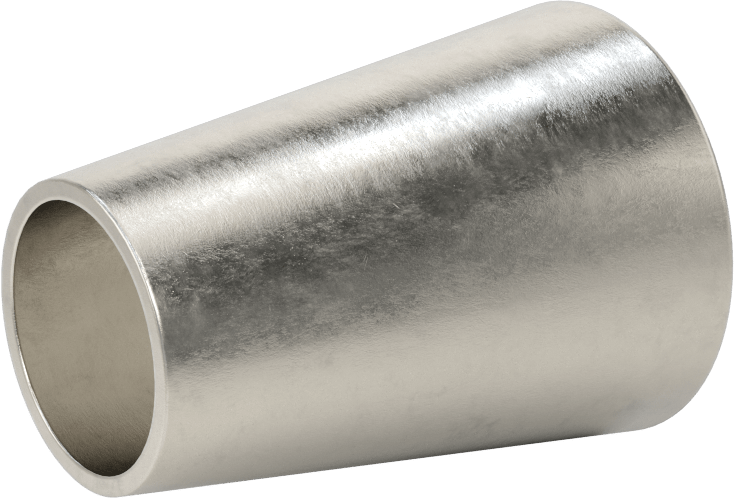 Paslanmaz Çelik Borular için 316/316L Paslanmaz Çelik Alın Kaynaklı Bağlantı Parçası, 1-1/2“ x 1” Dış Çaplı Boru için Mat Düz Redüktör