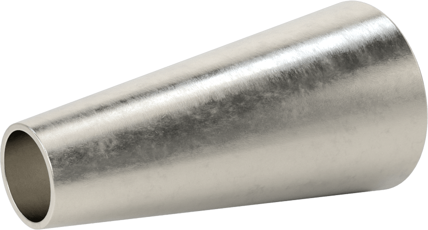 Paslanmaz Çelik Borular için 316/316L Paslanmaz Çelik Alın Kaynaklı Bağlantı Parçası, 2“ x 1” Dış Çaplı Boru için Mat Düz Redüktör