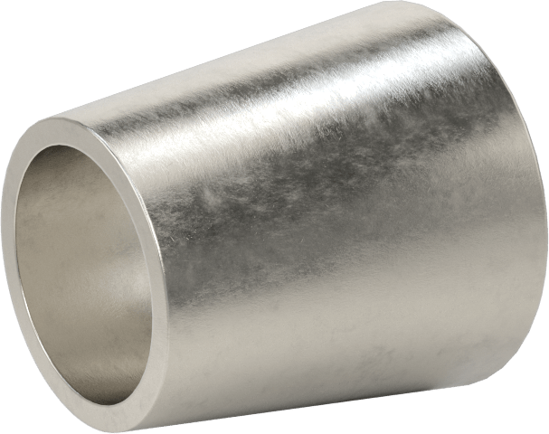Paslanmaz Çelik Borular için 316/316L Paslanmaz Çelik Alın Kaynaklı Bağlantı Parçası, 1“ x 3/4” Dış Çaplı Boru için Mat Düz Redüktör