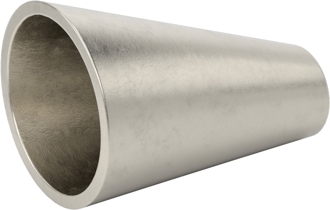 Paslanmaz Çelik Borular için 316/316L Paslanmaz Çelik Alın Kaynaklı Bağlantı Parçası, 1“ x 1/2” Dış Çaplı Boru için Mat Ofset Düz Redüktör
