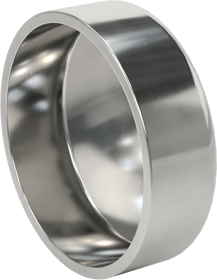 Paslanmaz Çelik Borular için 316/316L Paslanmaz Çelik Alın Kaynaklı Bağlantı Parçası, 1-1/2" Dış Çaplı Boru için Dull Kapak