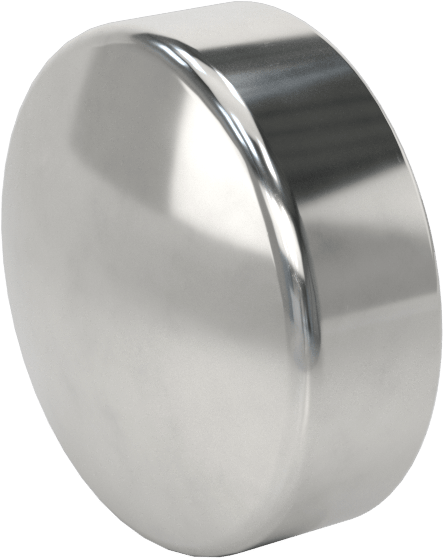 Paslanmaz Çelik Borular için 316/316L Paslanmaz Çelik Alın Kaynaklı Bağlantı Parçası, 1-1/2" Dış Çaplı Boru için Dull Kapak