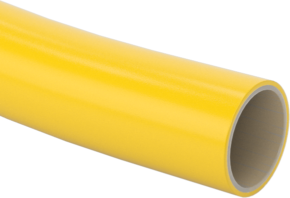 Yüksek Basınçlı Yumuşak PVC Plastik Boru, Hava ve Su için, 1/2" ID, 25/32" OD, Sarı