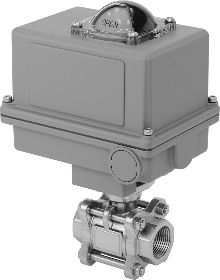 Easy-Maintenance Motor Tahrikli Açma/Kapama Vanası, 120V AC, 3/4 NPT Dişi