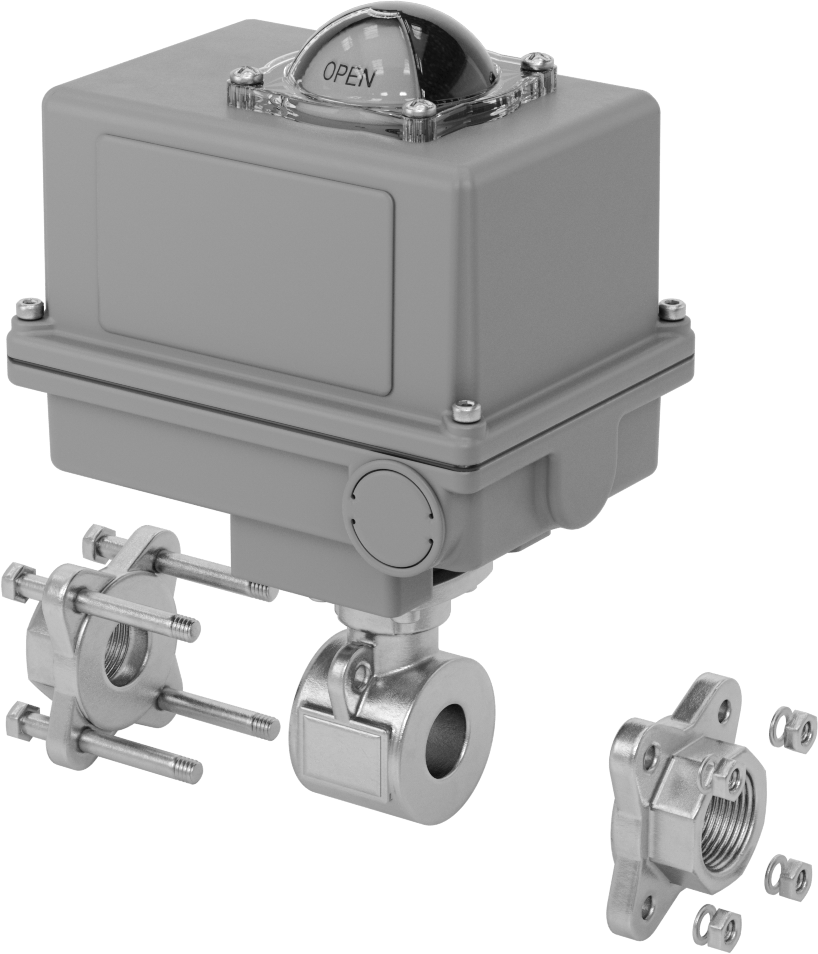 Easy-Maintenance Motor Tahrikli Açma/Kapama Vanası, 120V AC, 3/4 NPT Dişi
