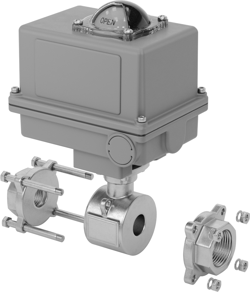 Easy-Maintenance Motor Tahrikli Açma/Kapama Vanası, 120V AC, 1 NPT Dişi