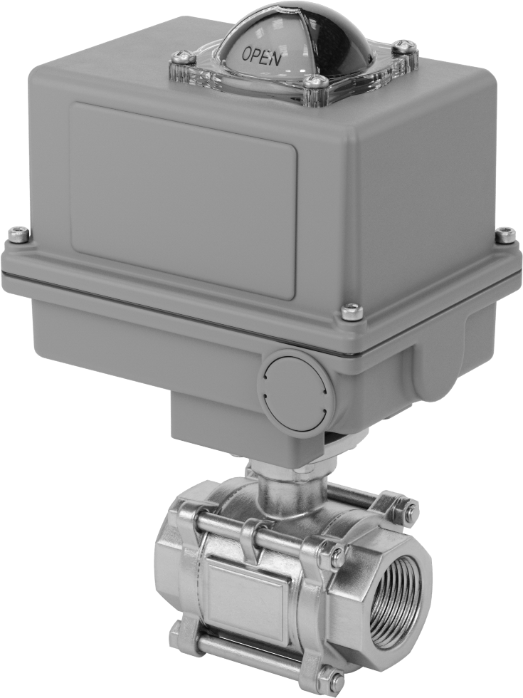 Easy-Maintenance Motor Tahrikli Açma/Kapama Vanası, 120V AC, 1 NPT Dişi