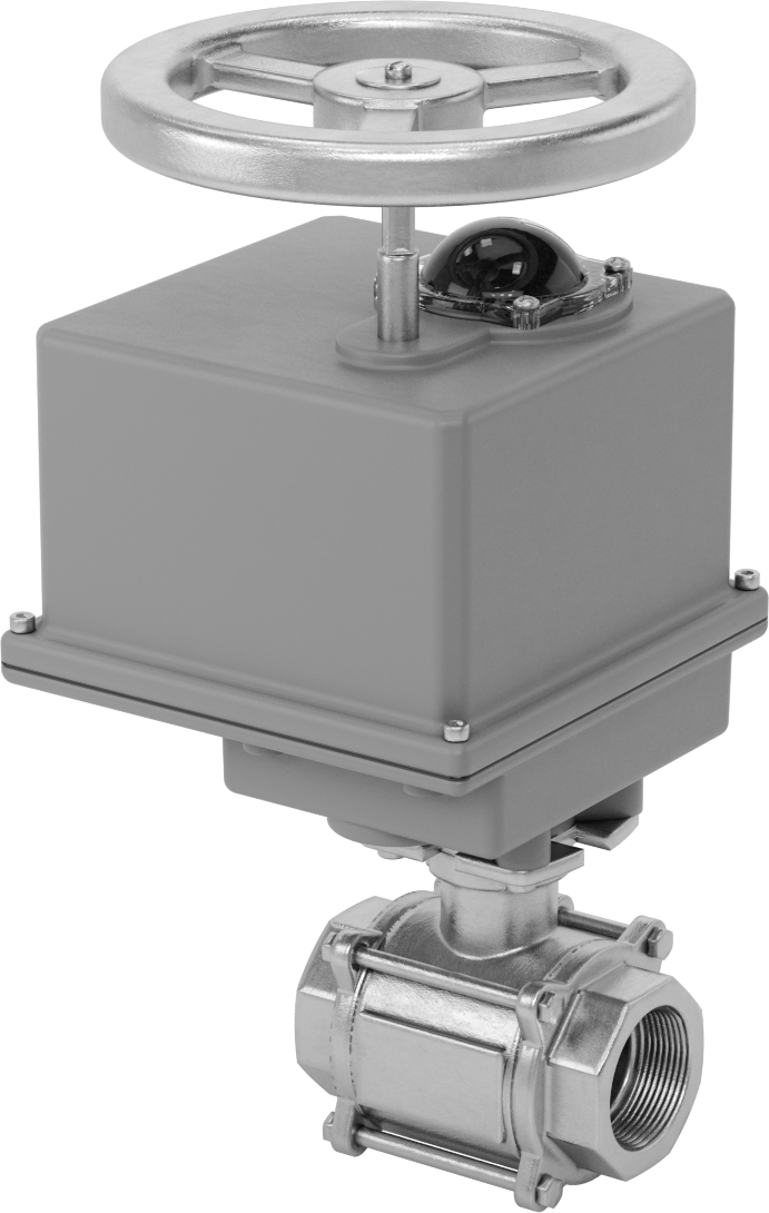 Easy-Maintenance Motor Tahrikli Açma/Kapama Vanası, 120V AC, 1-1/2 NPT Dişi