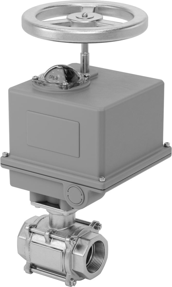 Easy-Maintenance Motor Tahrikli Açma/Kapama Vanası, 120V AC, 1-1/2 NPT Dişi