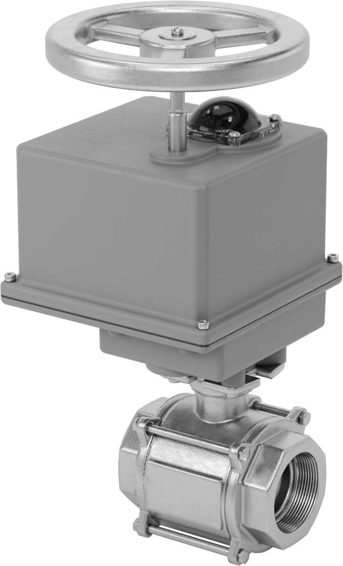 Easy-Maintenance Motor Tahrikli Açma/Kapama Vanası, 120V AC, 2 NPT Dişi