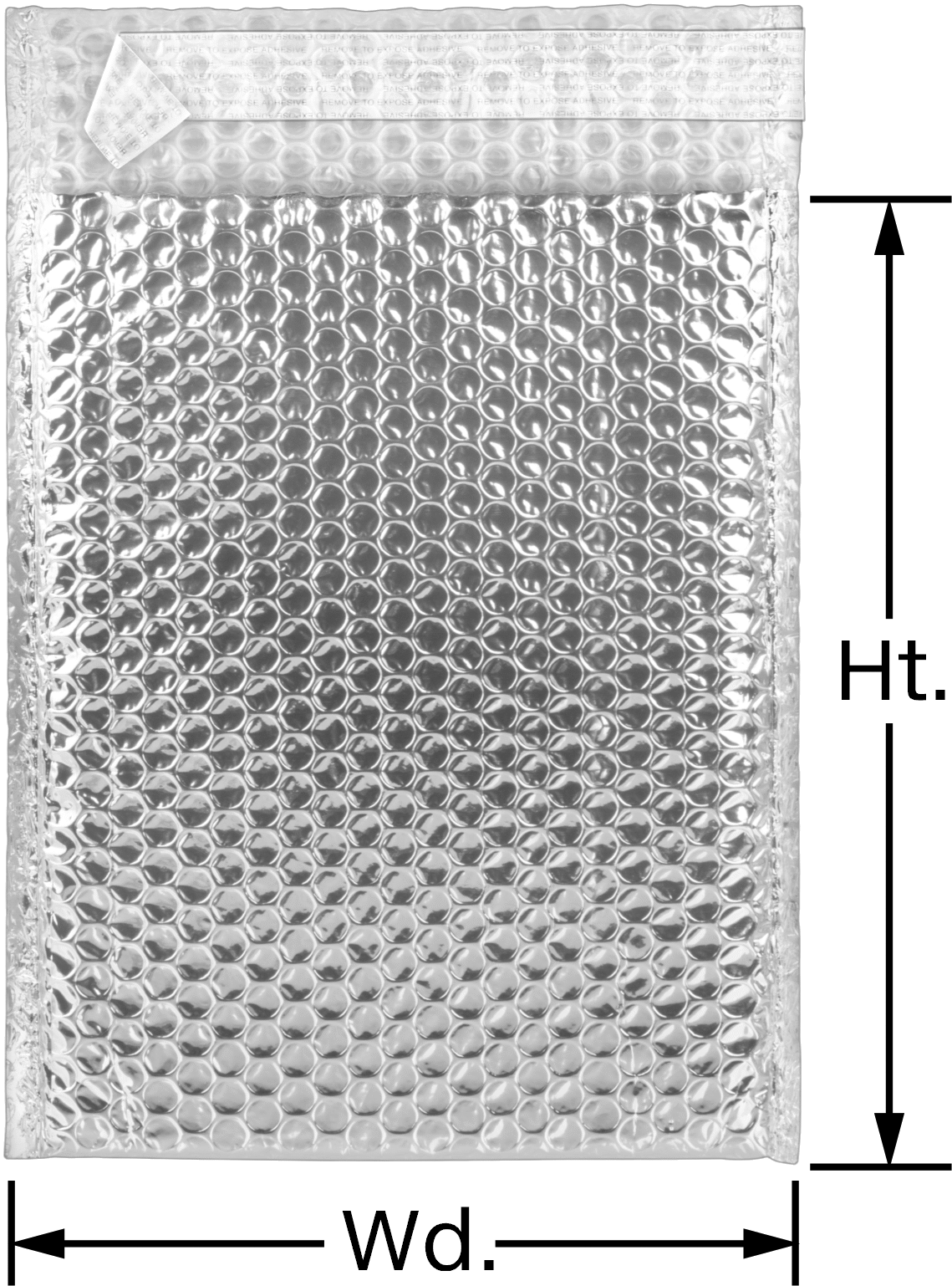 Yalıtımlı Kabarcık Posta Zarfı, 8“ Genişlik x 11” Yükseklik