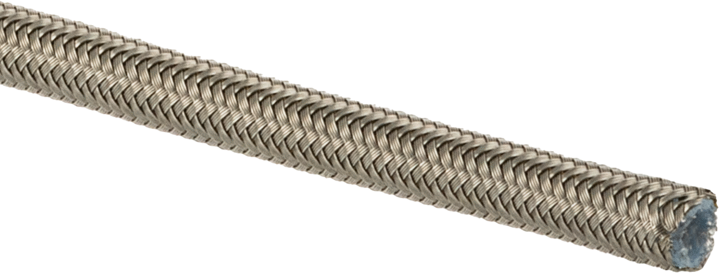 Yüksek Basınçlı Örgülü Kimyasal Hortum, 1/4" ID, 3/8" OD