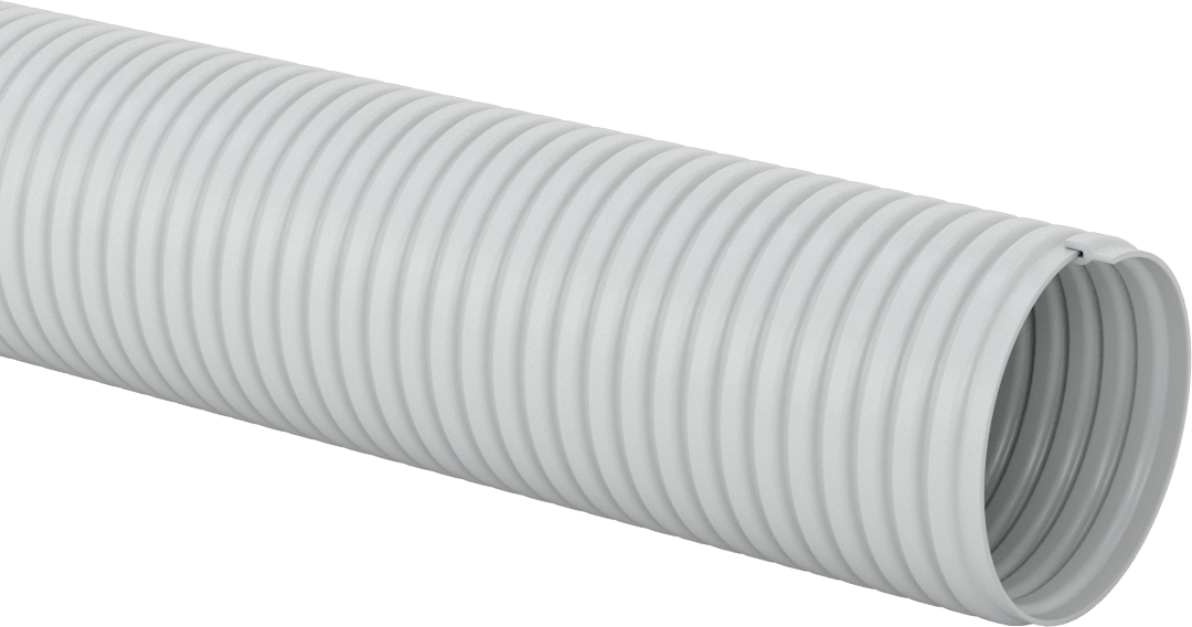 Dumanlar için Çapı Ayarlanabilir Sert Kanal Hortumu, 2" ID, 2-1/4" OD