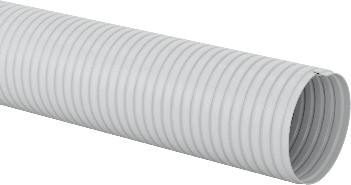Dumanlar için Çapı Ayarlanabilir Sert Kanal Hortumu, 3" ID, 3-1/4" OD