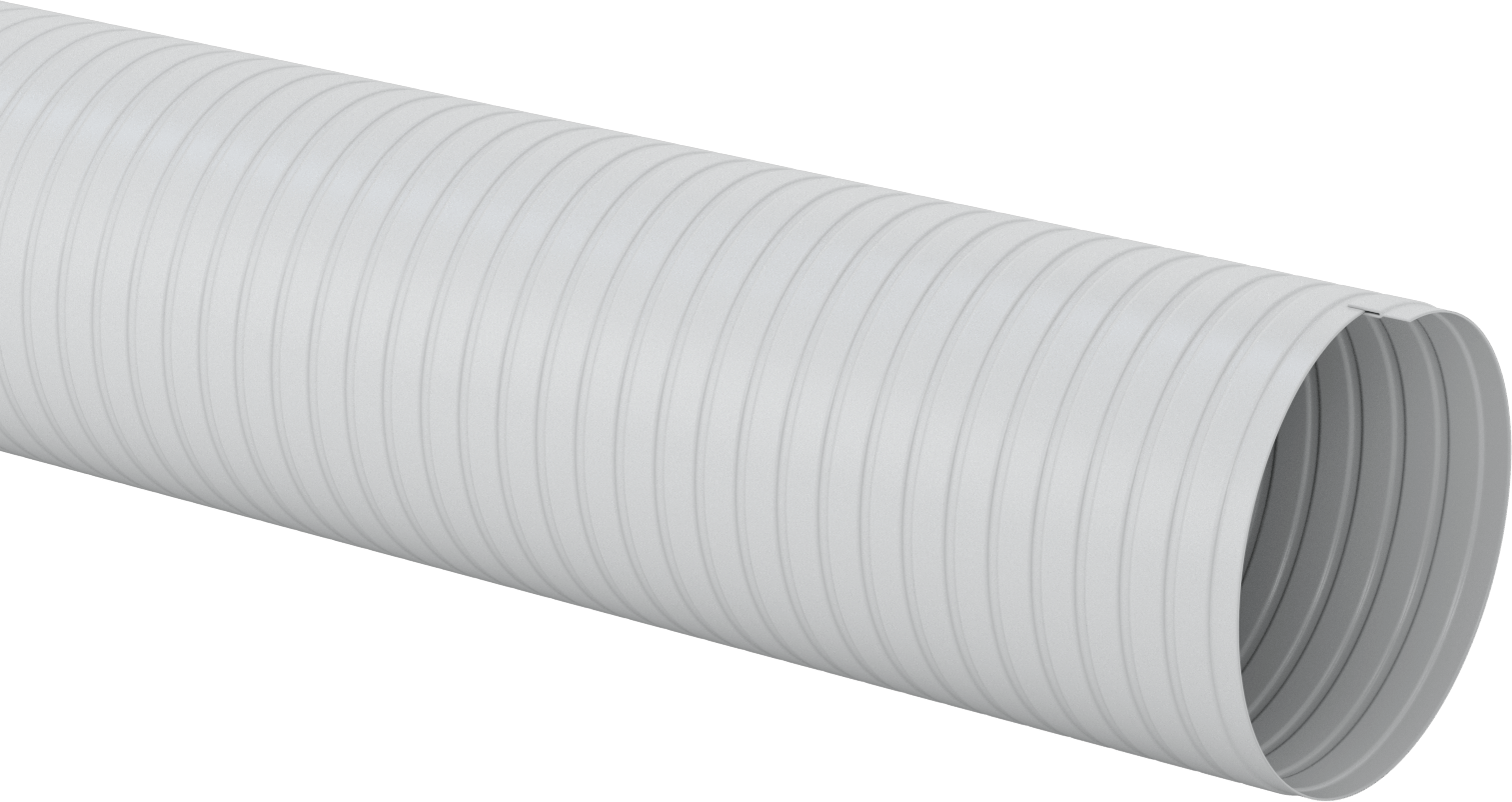 Dumanlar için Çapı Ayarlanabilir Sert Kanal Hortumu, 8" ID, 8-1/4" OD