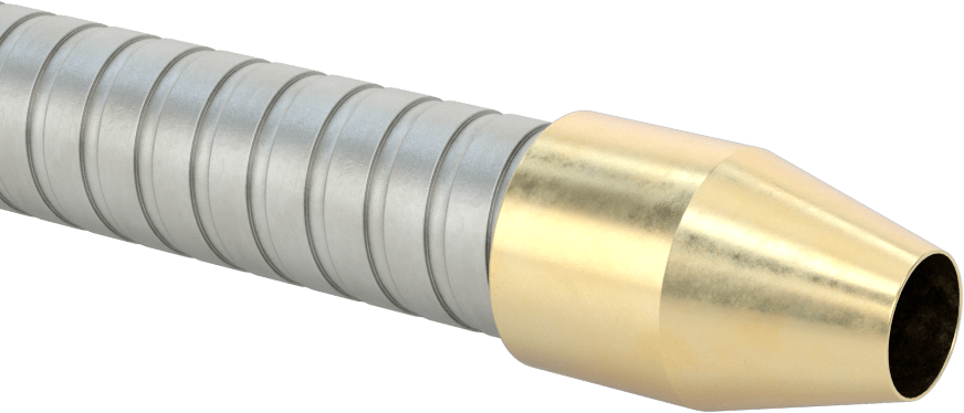 Bükülebilir ve Soğuk Kalabilen Soğutma Suyu Hortumu, 1/2 NPT Erkek, 21" Uzunluk