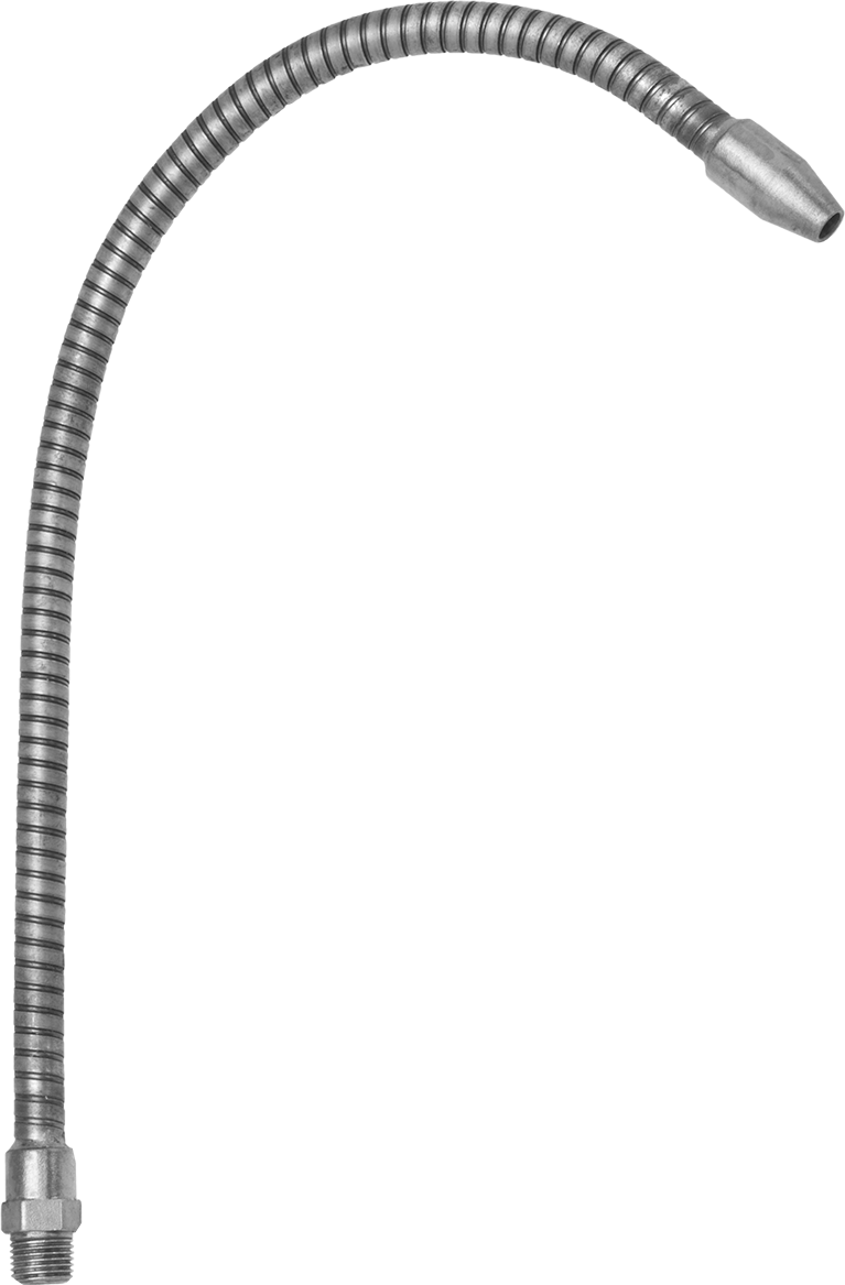 Bükülebilir ve Soğuk Kalabilen Soğutma Suyu Hortumu, 1/8 NPT Erkek, 15" Uzunluk