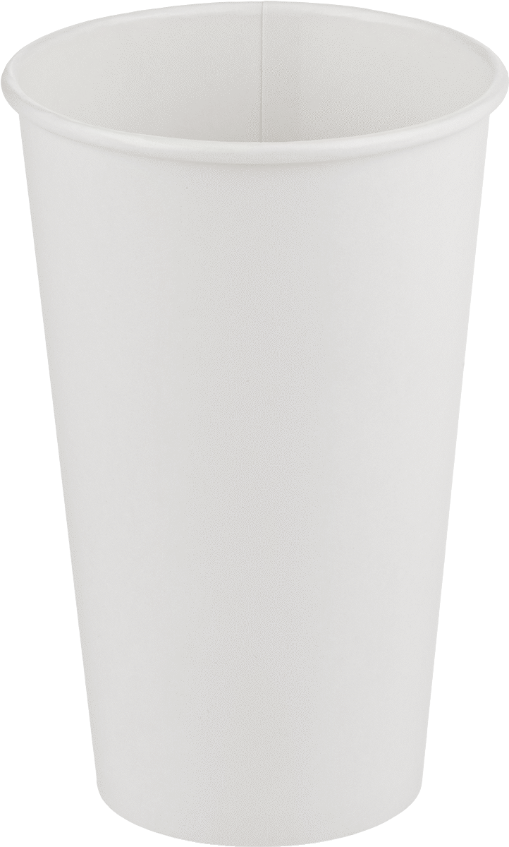 Kaplamasız Kağıt Gıda Servis Bardakları, 16 FL oz