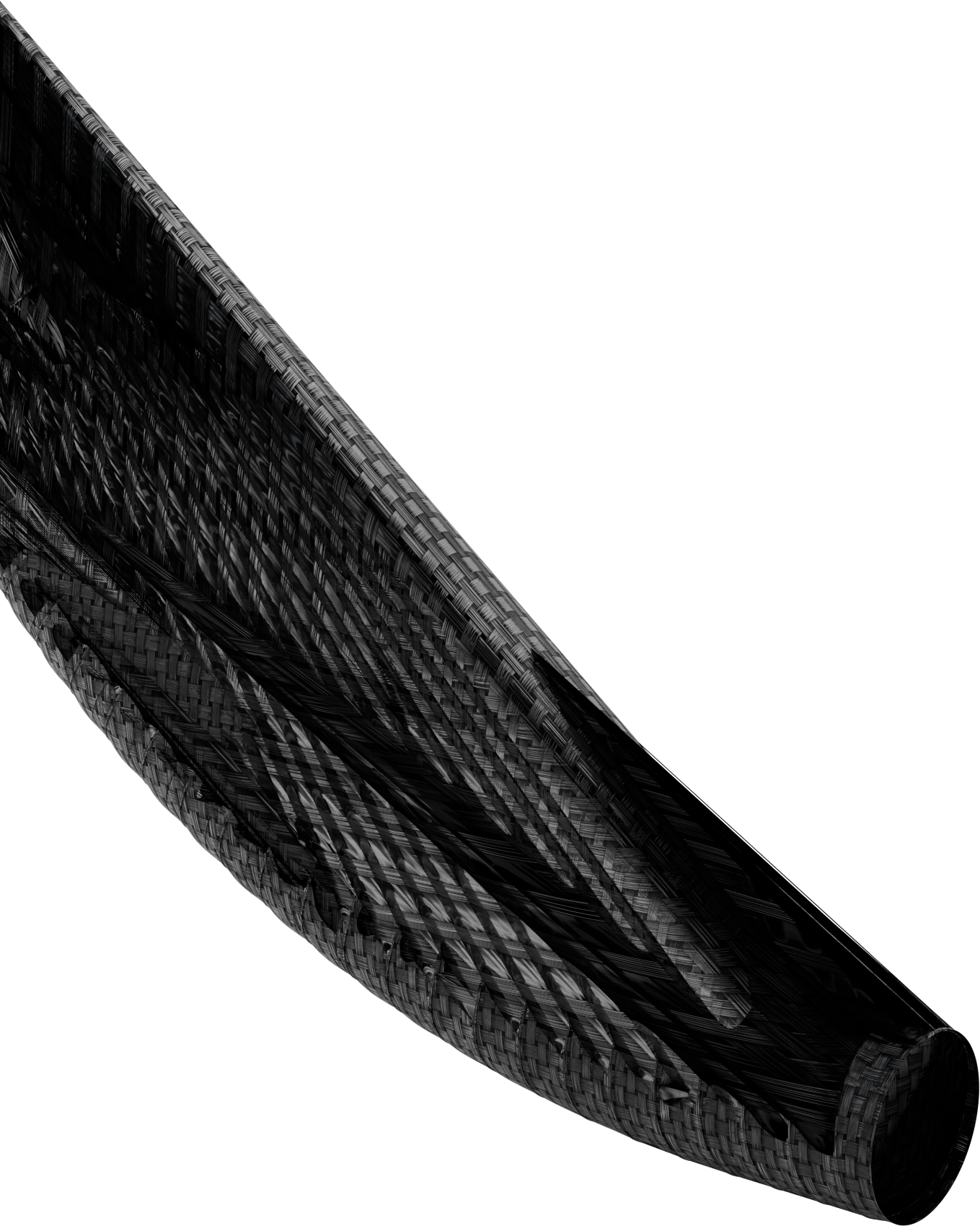 Sürekli Esnek Kanal Hortumu, Ağaç Yongaları ve Plastik Peletler için, 20" ID, 20-9/16" OD