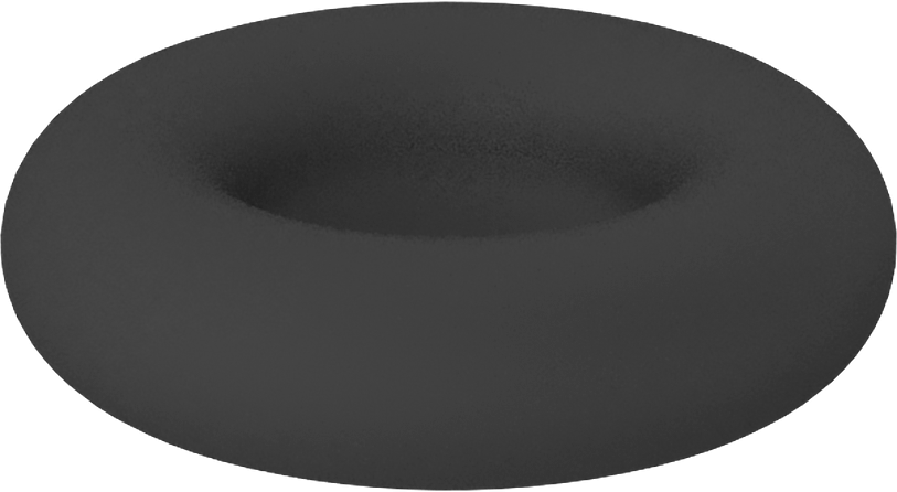 Kimyasallara Dayanıklı Viton® Floroelastomer O-Ring, Kahverengi, 1/16 Kesirli Genişlik, Dash Numarası 006