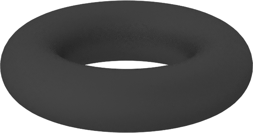 Kimyasallara Dayanıklı Viton® Floroelastomer O-Ring, Kahverengi, 1/16 Kesirli Genişlik, Dash Numarası 007