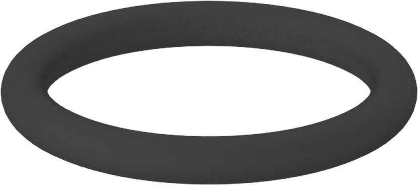 Kimyasallara Dayanıklı Viton® Floroelastomer O-Ring, Kahverengi, 1/16 Kesirli Genişlik, Dash Numarası 014