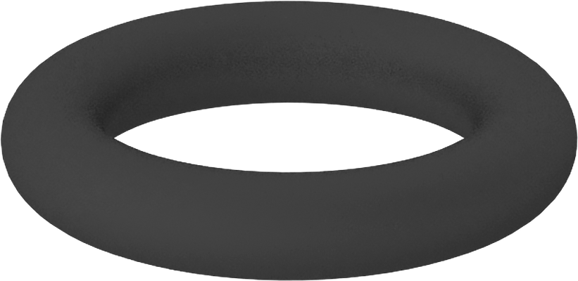 Kimyasallara Dayanıklı Viton® Floroelastomer O-Ring, Kahverengi, 3/32 Kesirli Genişlik, Dash Numarası 110