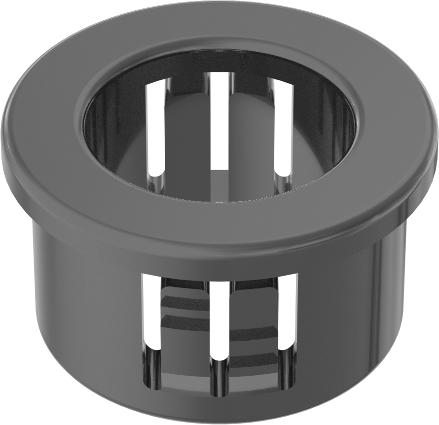 Kilitleme Halkaları, 5/8“ Delik Çapı ve 1/32” ila 1/8" Malzeme Kalınlığı için, 7/16" ID