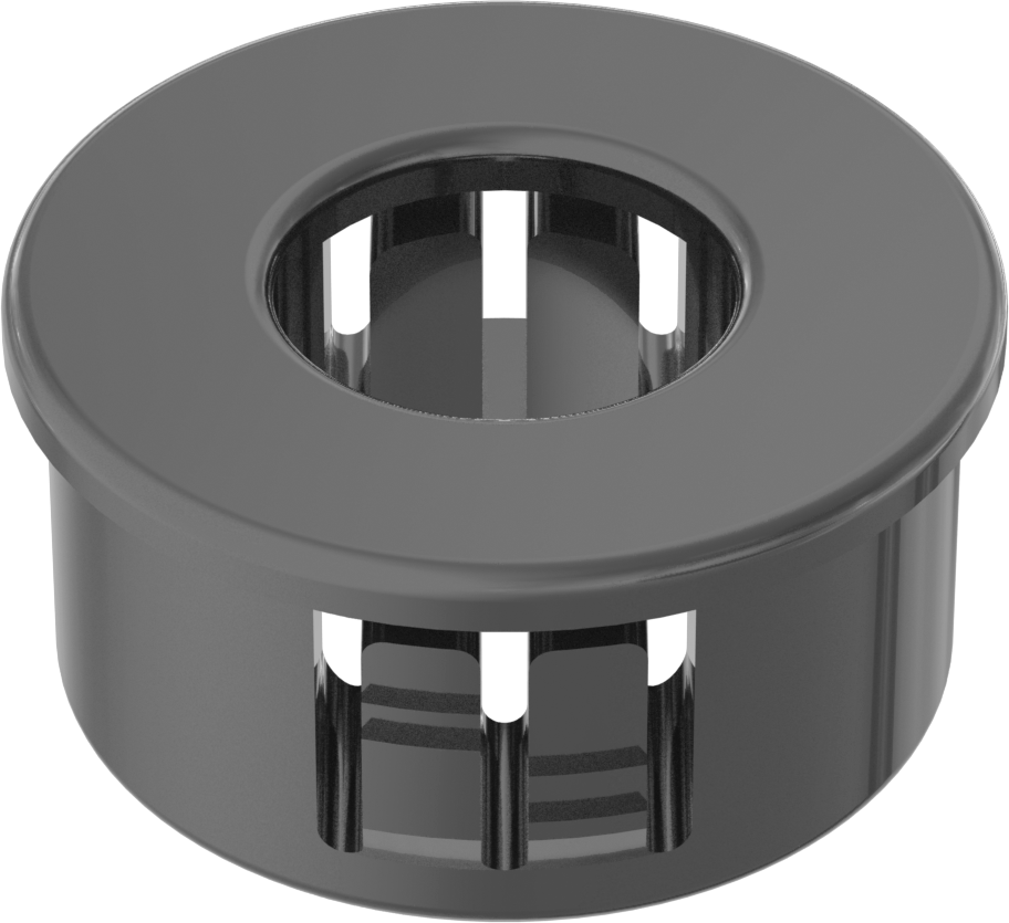 Kilitleme Halkaları, 7/8“ delik çapı ve 1/32” ila 1/8" malzeme kalınlığı için, 7/16" ID