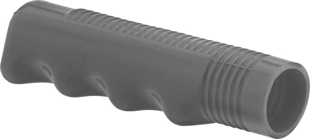 Vinil Plastik Yuvarlak Tutamaklar, Parmak Yivli, 1/2" dış çap için