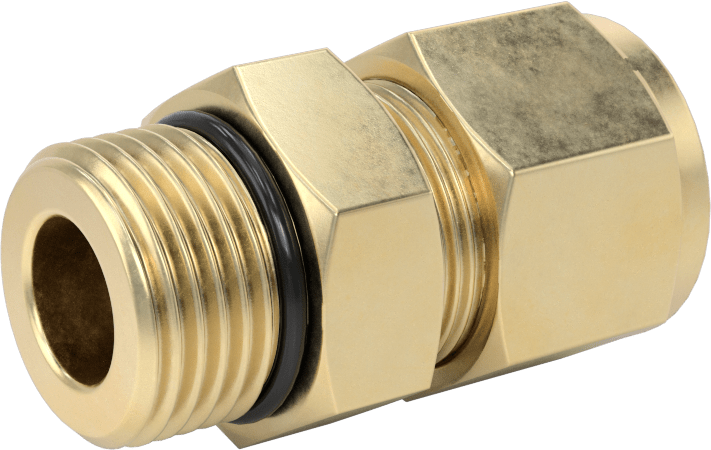 Bakır Boru için Yor-Lok Bağlantı Parçası, 1/2“ Dış Çaplı Boru x 3/4”-16 UN/UNF Diş Boyutu için Adaptör