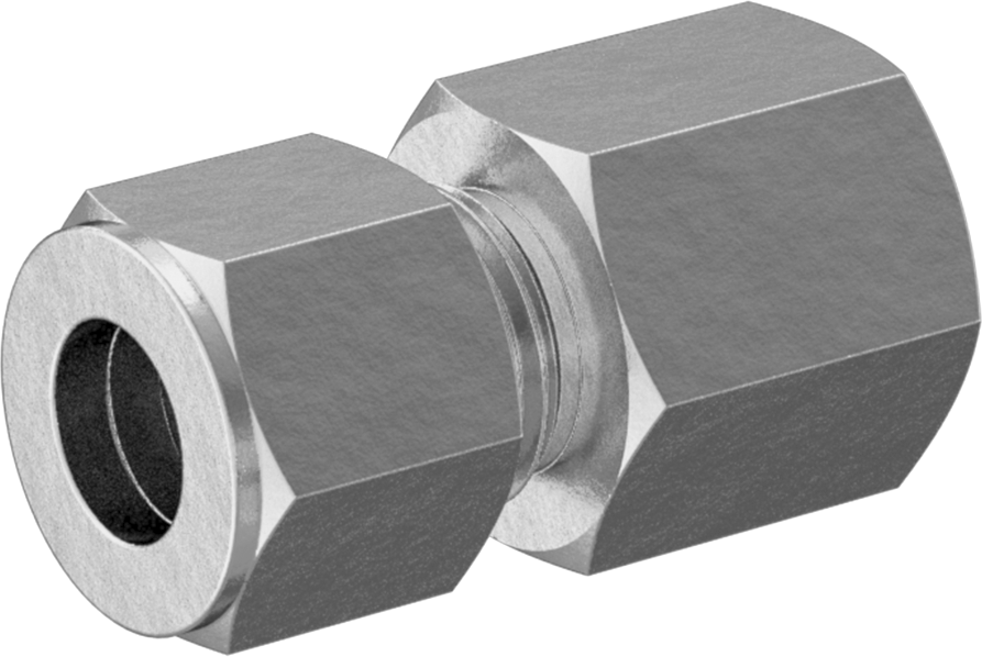 Bakır Boru için Yor-Lok Bağlantı Parçası, 3/8" Boru Dış Çapı x 1/4 NPT Dişi için Düz Adaptör