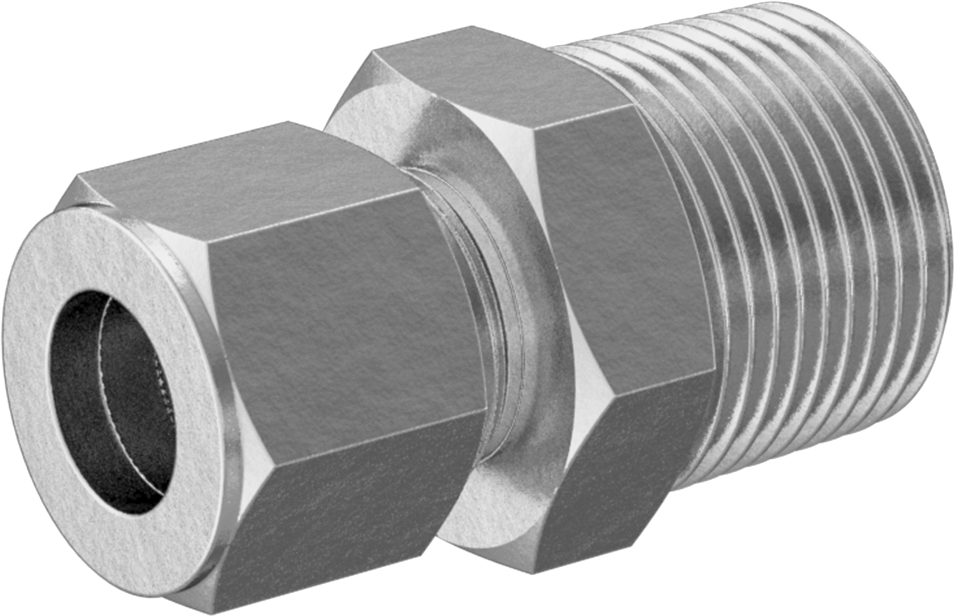 Bakır Boru için Yor-Lok Bağlantı Parçası, 1/2" Dış Çaplı Boru x 3/4 NPT Erkek için Düz Adaptör