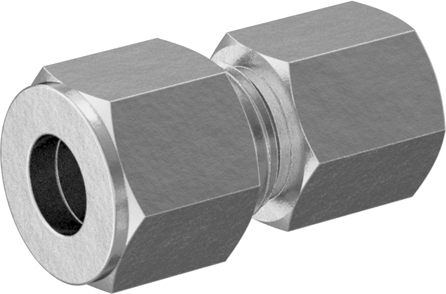 Bakır Boru için Yor-Lok Bağlantı Parçası, 5/16" Boru Dış Çapı x 1/8 NPT Dişi için Düz Adaptör
