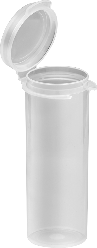 Polipropilen Plastik Şişeler, 0,6 FL. oz. Kapasite, 1" Çap