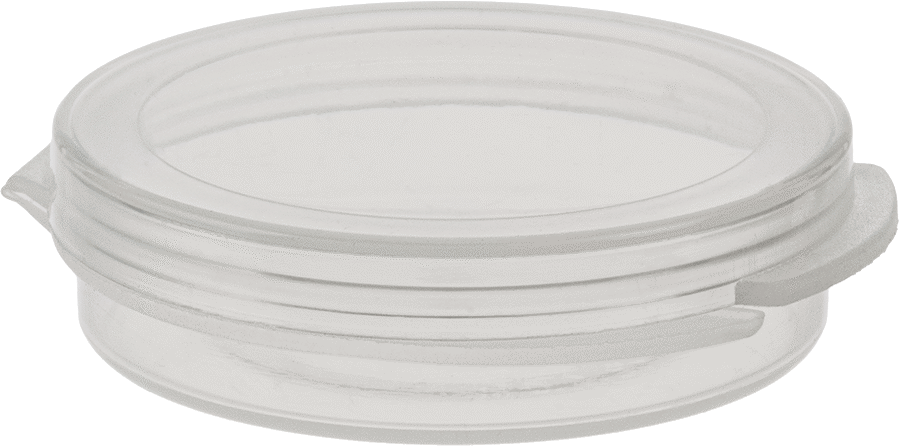 Polipropilen Şişeler, 0,19 FL. oz. Kapasite, 1-9/16" Çap