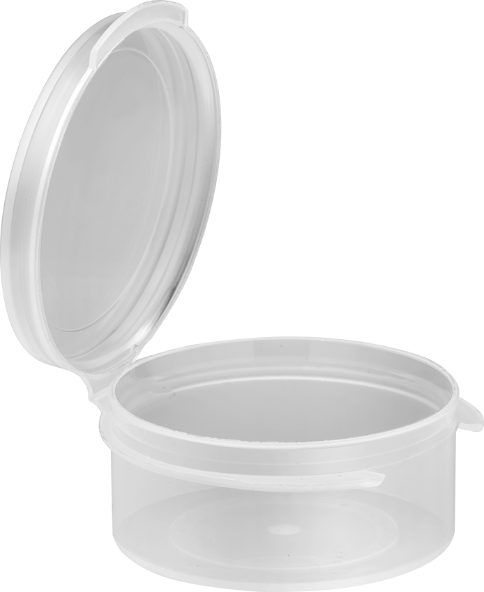 Polipropilen Şişeler, 0,5 FL. oz. Kapasite, 1-9/16" Çap