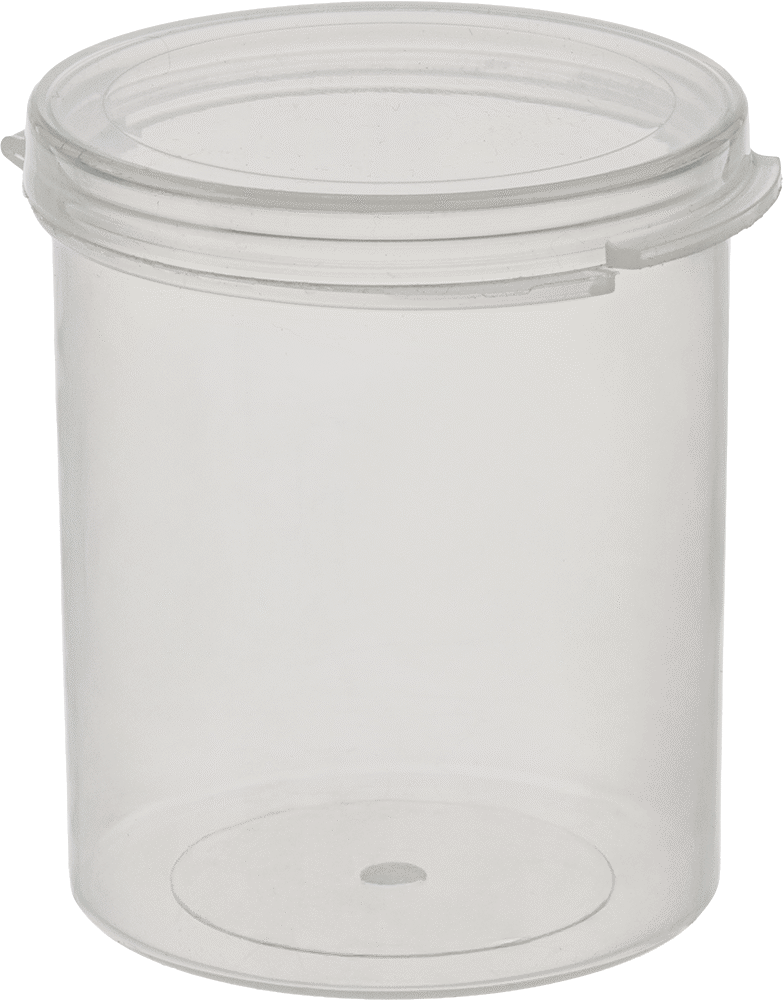 Polipropilen Şişeler, 1,5 FL. oz. Kapasite, 1-9/16" Çap